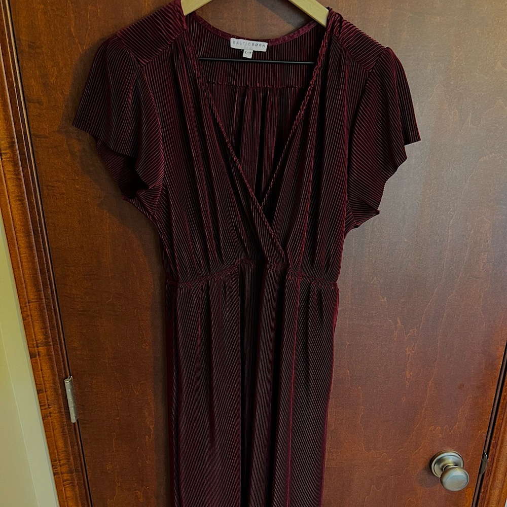 Baltic Born Athena Pleated Maxi Dress